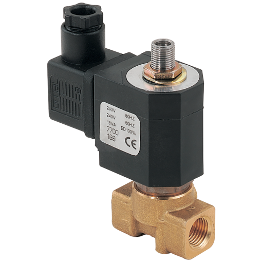 1/4" 3/2 Normally Closed 110/50 Solenoid Valve - F333-14-110 