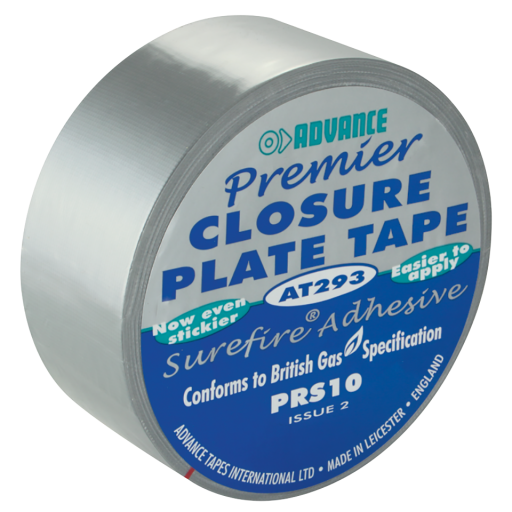 Prs10 Closure Plate Tape 50mm X 25 Mtrs - M293GAS5025 
