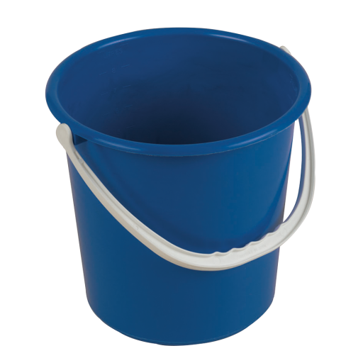 9LTR Polypropylene Bucket Blue - MBK8 9LT-BLUE 
