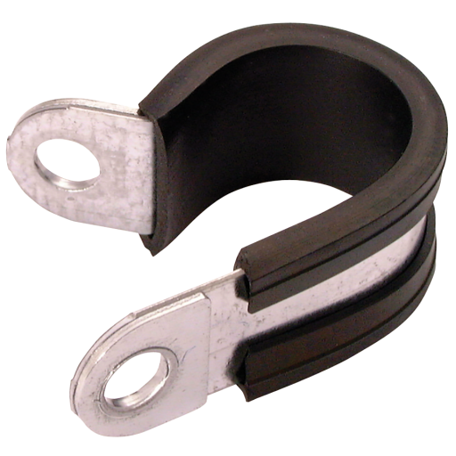 16mm OD Pipe Clip P Mild Steel 15mm Band - NOR-RSGUP-16 
