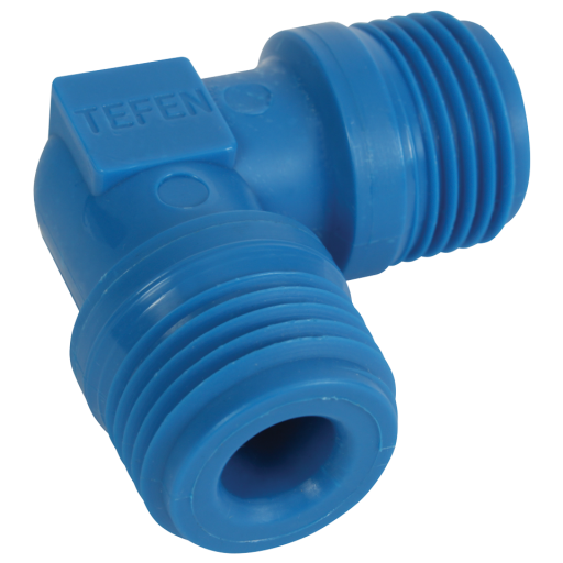 1/2" BSPT Equal Male Elbow Blue - PN10-12 