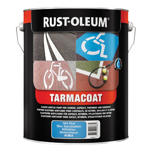 Rust-Oleum Tarmacoat Mid Grey 5ltr - RUS-6183.5 