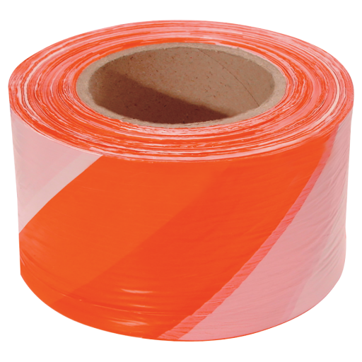 Red & White Barrier Tape 75mm X 500m Roll - SHBTR/W-75X500 