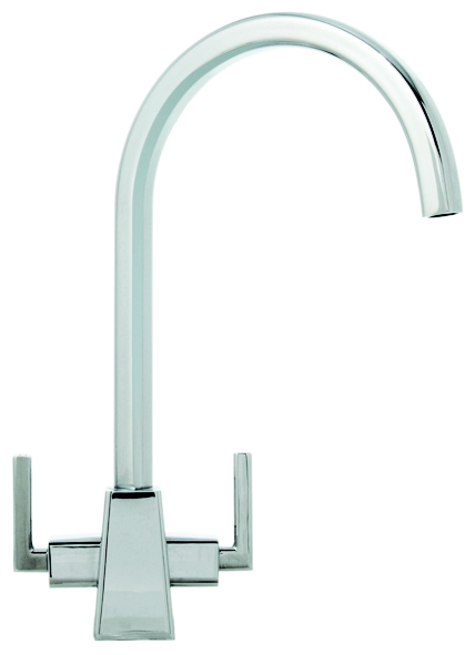 Smart4Kitchens Fountaine Brushed Steel Mixertap - C95023