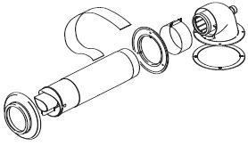 Glow-Worm Standard Telescopic Flue Kit - A2043600