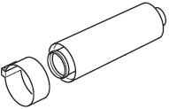 Glow-Worm Flue Extention 0.5m - 2000460481