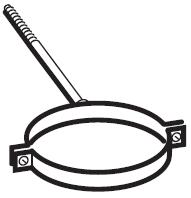Glow-Worm Adjustable Fixing Brackets (x3) - A2043900