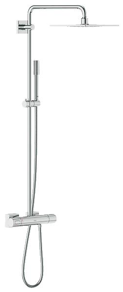 Grohe Rainshower® F-series System 10" Shower System With Thermostat For Wall Mounting - 27469000