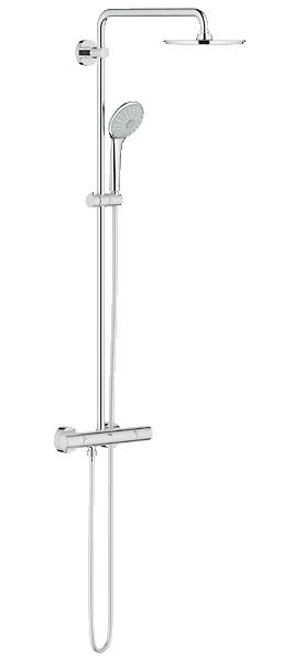 Grohe Euphoria System 210 Shower System With Thermostat For Wall Mounting - 27964000