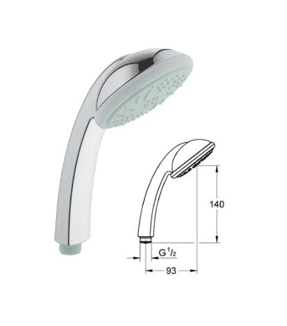 Grohe - Tempesta - Hand Shower Duo HP Chrome Plated - 28422000 - 28422 - SOLD-OUT!! 