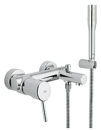Grohe Concetto Single-Lever Bath/Shower Mixer " (1/2") - 32212001