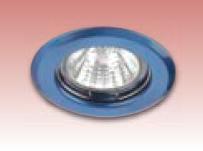 Coloured Flush Low Voltage Blue Fixed Downlights - L02FBL - SOLD-OUT!! 