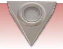 Mini-Triangular Brushed Chrome Under Cabinet - LTI01CBR