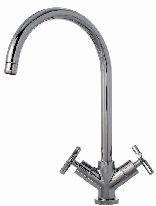 Smart4Kitchens Lato Brushed Steel Mixertap - C95014 - SOLD-OUT!! 