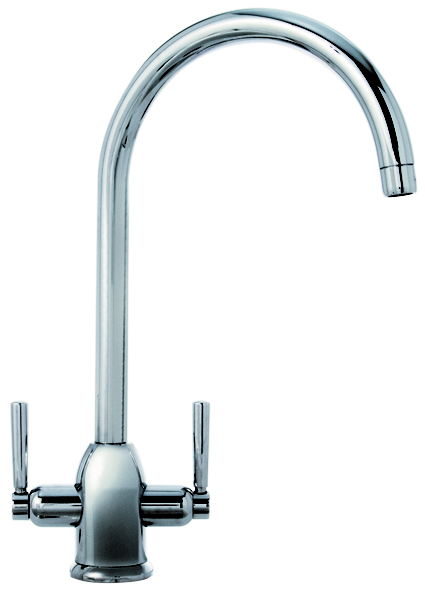 Smart4Kitchens Lucerne Brushed Steel Mixertap - C95021 - SOLD-OUT!! 