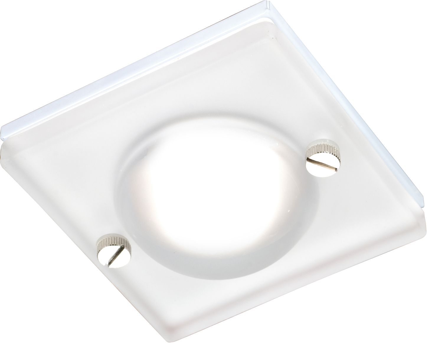 IP65 GU10 50W Square Frosted Glass Downlight In White - CH15GUSF - SOLD-OUT!! 