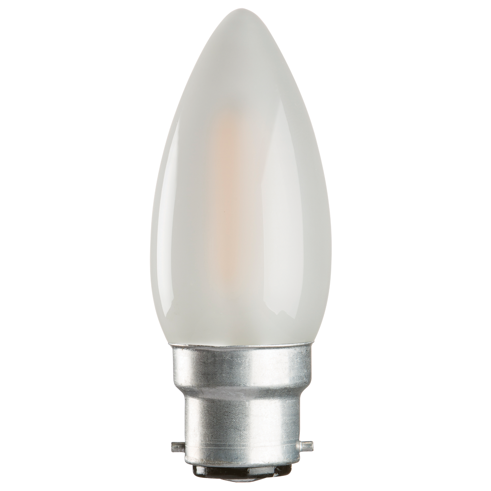 230V 4W LED 35mm BC Frosted Candle 3000K - CL4BCO 