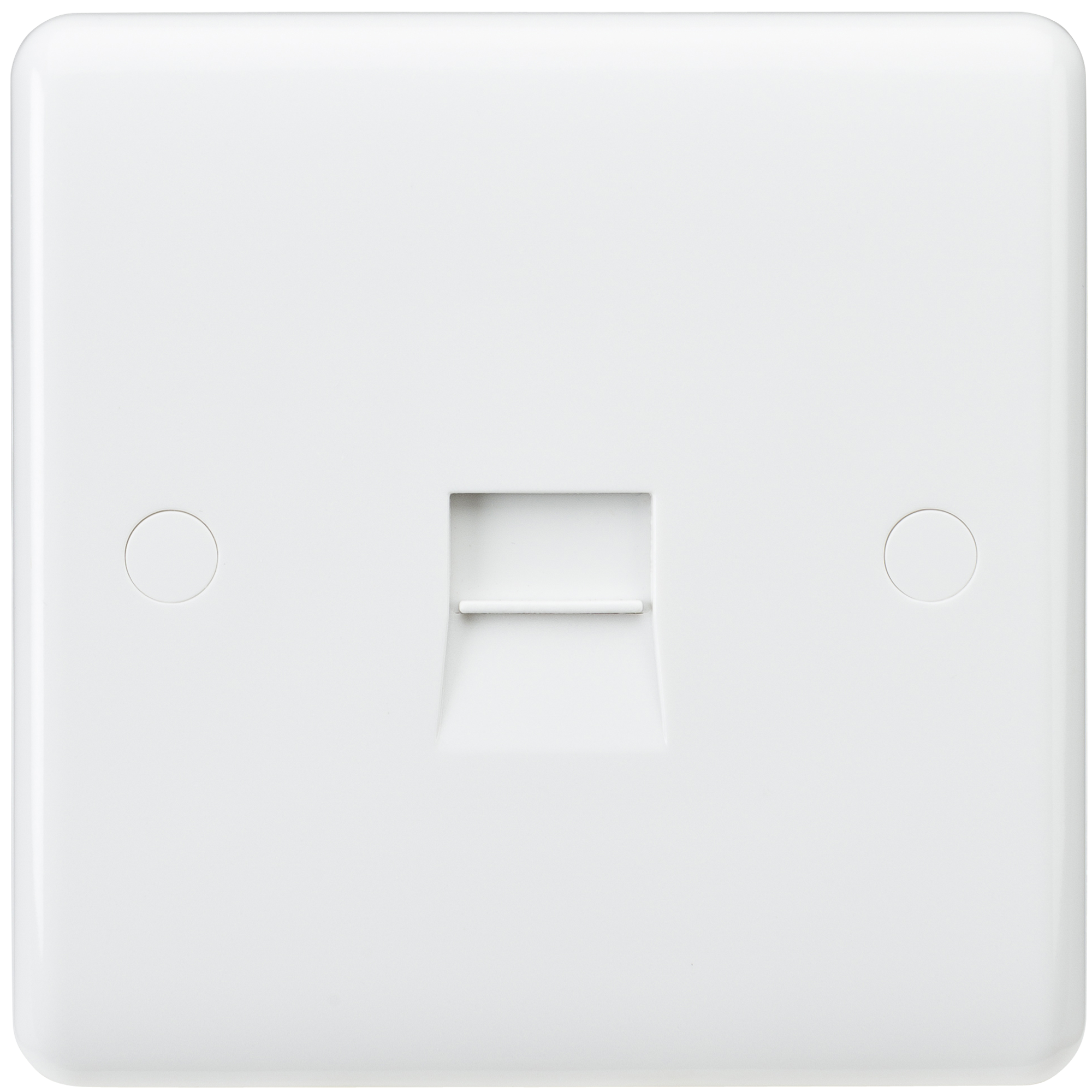 Curved Edge Telephone Extension Socket - CU7400 