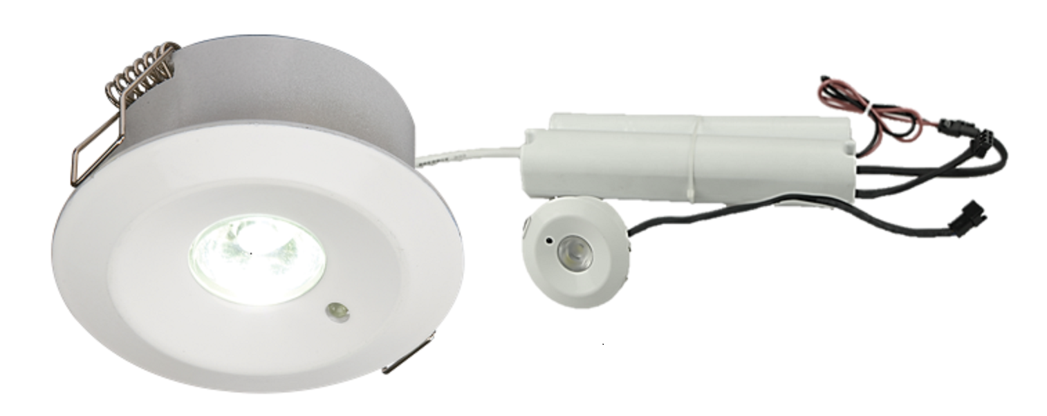 230V IP20 3W LED Emergency Downlight (maintained/non-maintained) 3000K - EMPOWERW2 