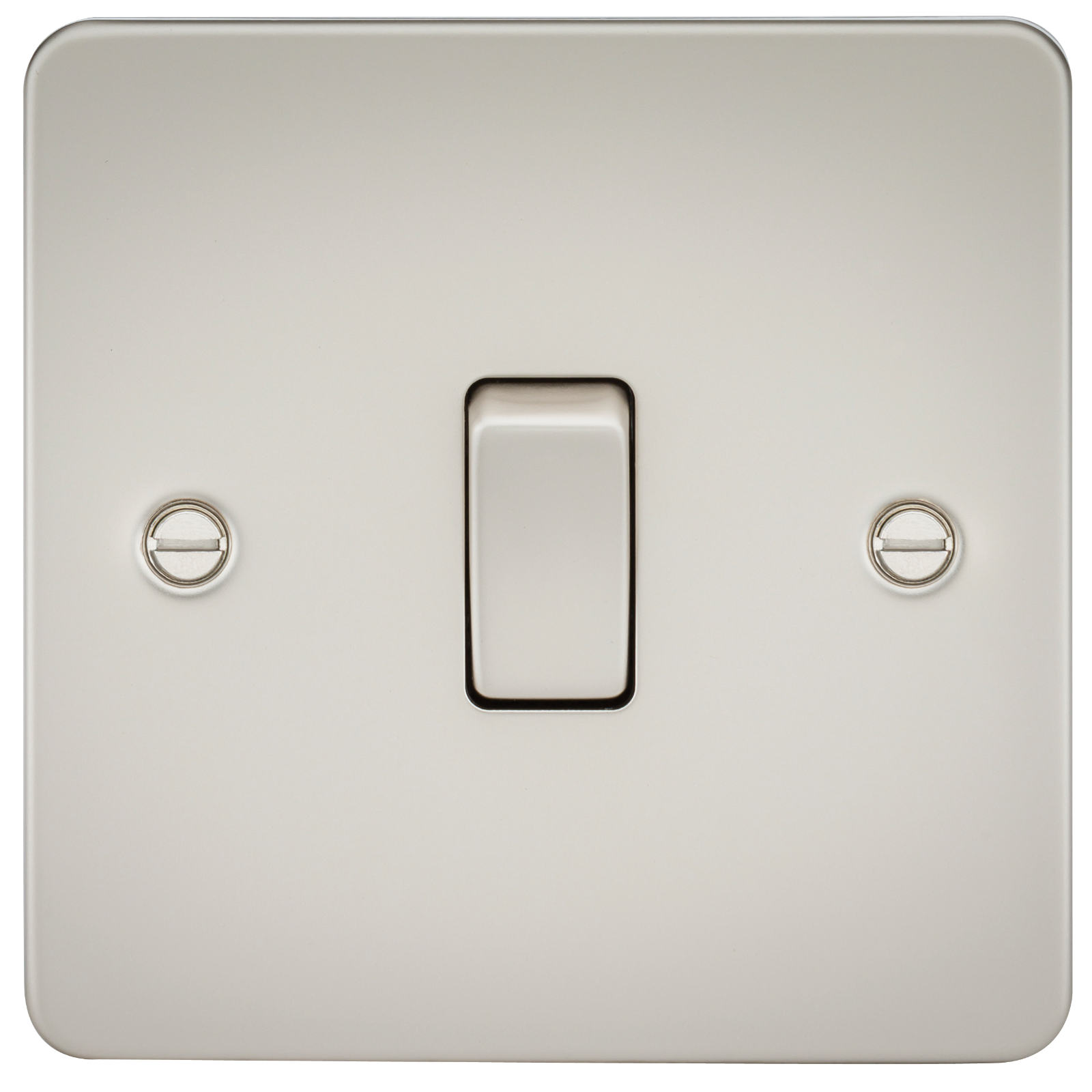 Flat Plate 10A 1G 2 Way Switch - Pearl - FP2000PL 