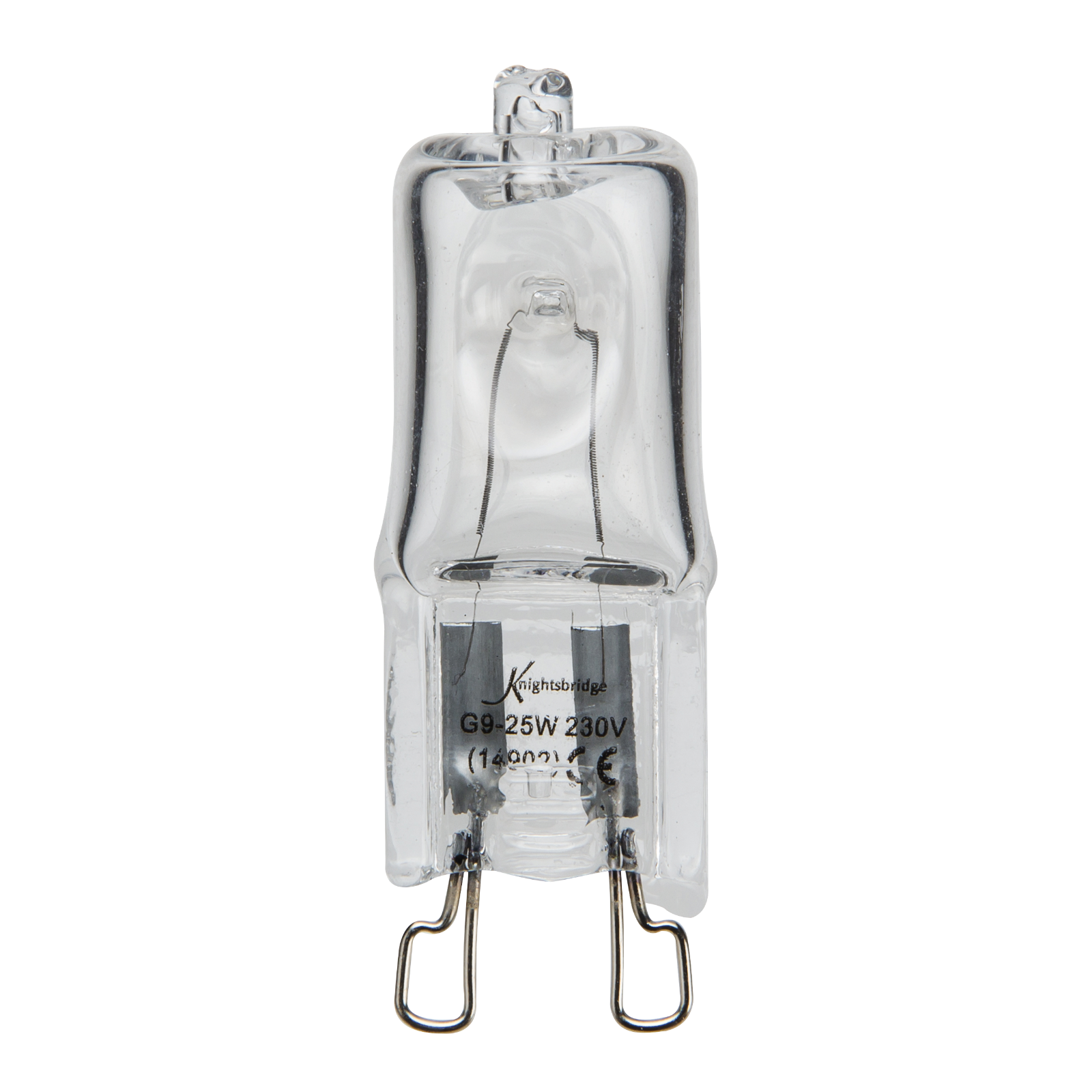 240V G9 25W Capsule Lamp Clear Glass Warm White 3000K - G9-25W 