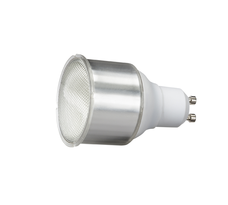 230V 11W GU10 Compact Fluorescent Lamp Warm White 2700K - GU1011W1 - SOLD-OUT!! 