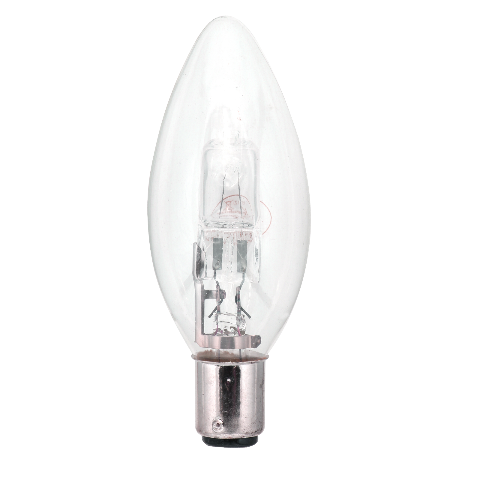 28W Halogen Energy Saving Clear Candle Lamp SBC (equivalent To 40W) - HALO-C28SBC 