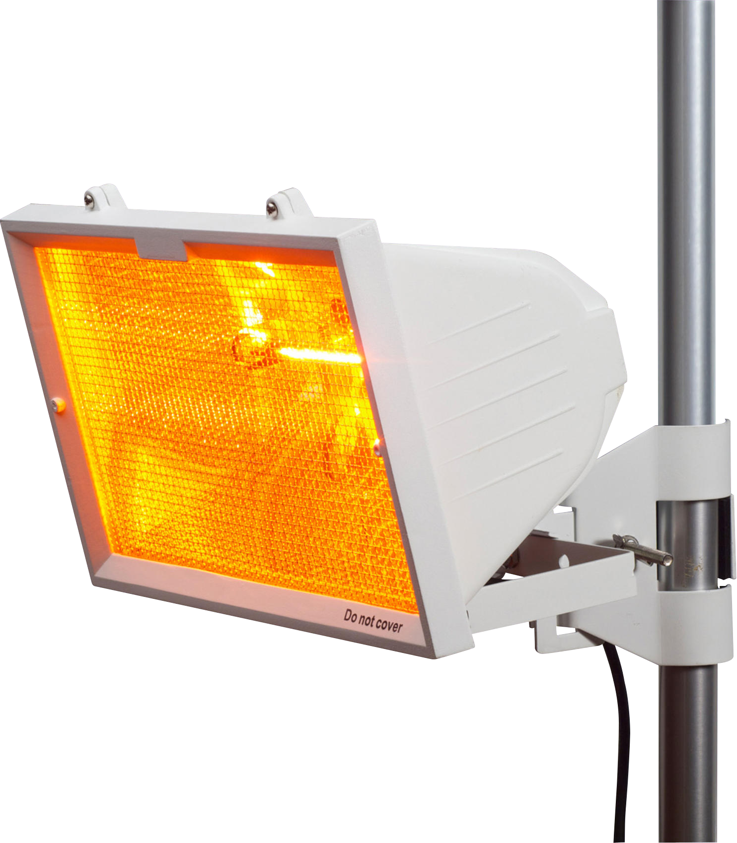 IP24 1300W Outdoor Infrared Heater With Mesh Grill And RS7 1300W Tube White - HEOD1309W 