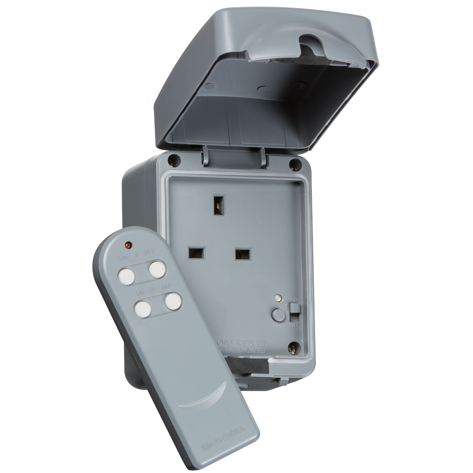 IP66 13A 1G Remote Controlled Socket - IP7000R 