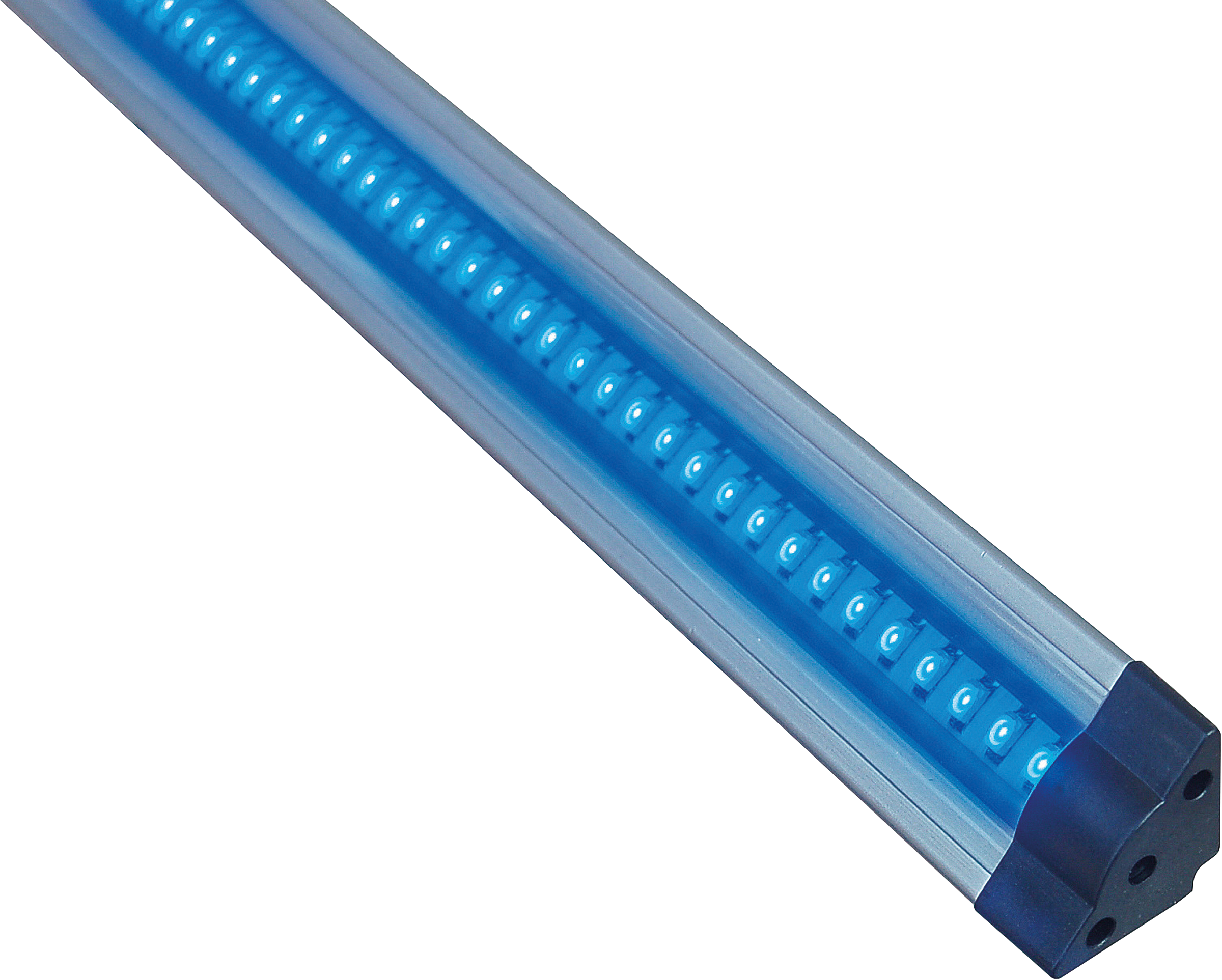 24V IP20 11W Blue LED Triangular Linear Light 1000mm - LEDT11WB 