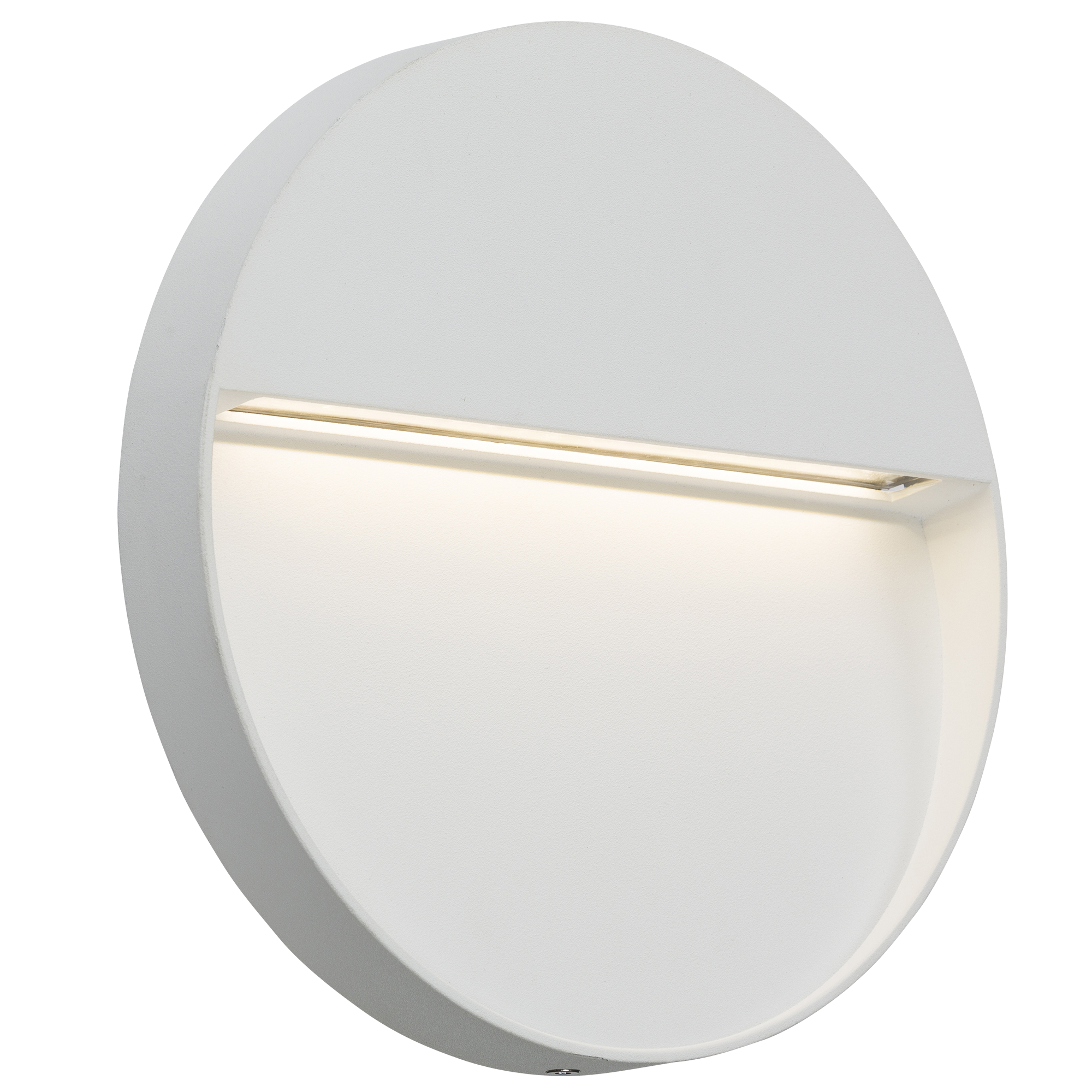 230V IP44 4W LED Round Wall /Guide Light - White - LWR4W 