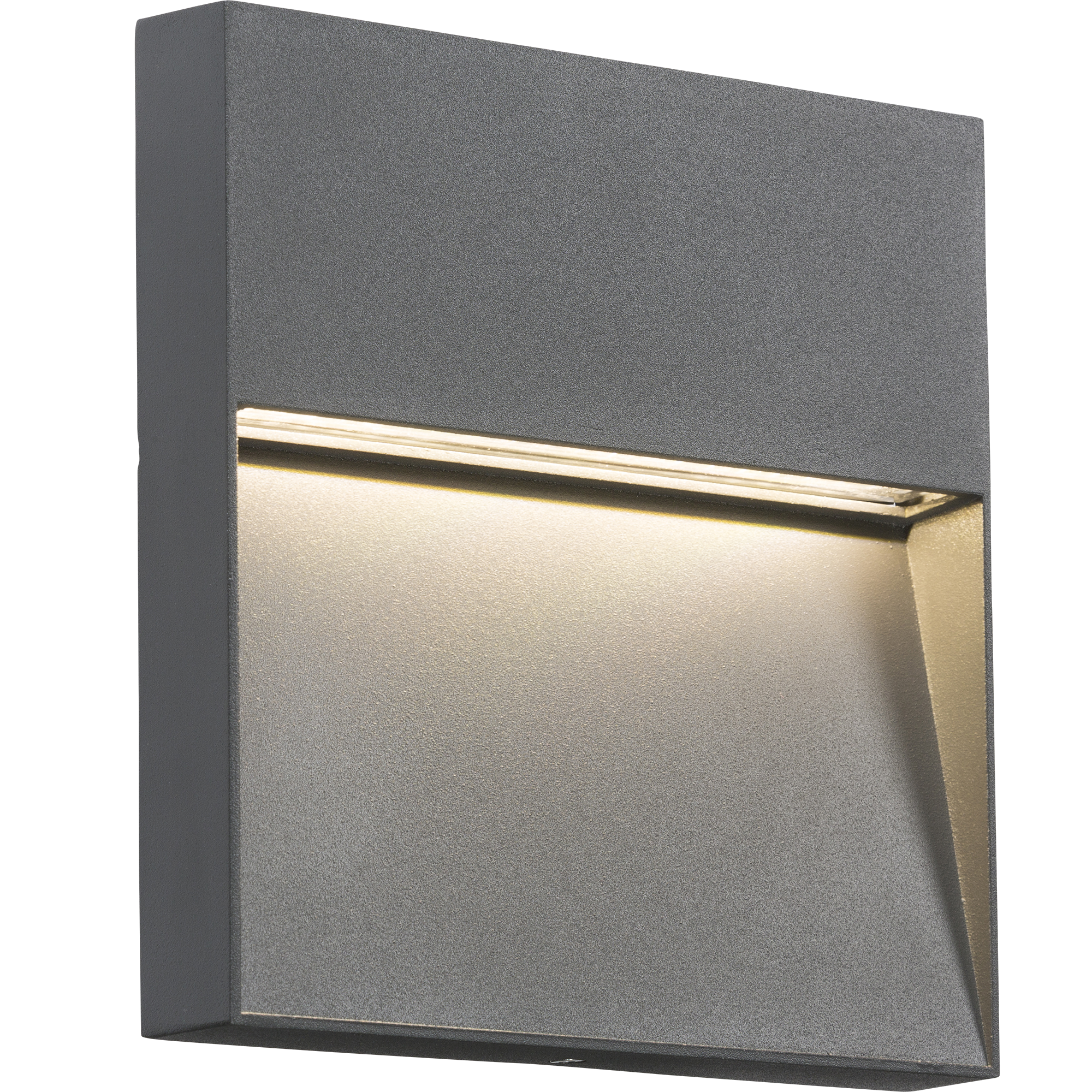 230V IP44 4W LED Square Wall / Guide Light - Grey - LWS4G 
