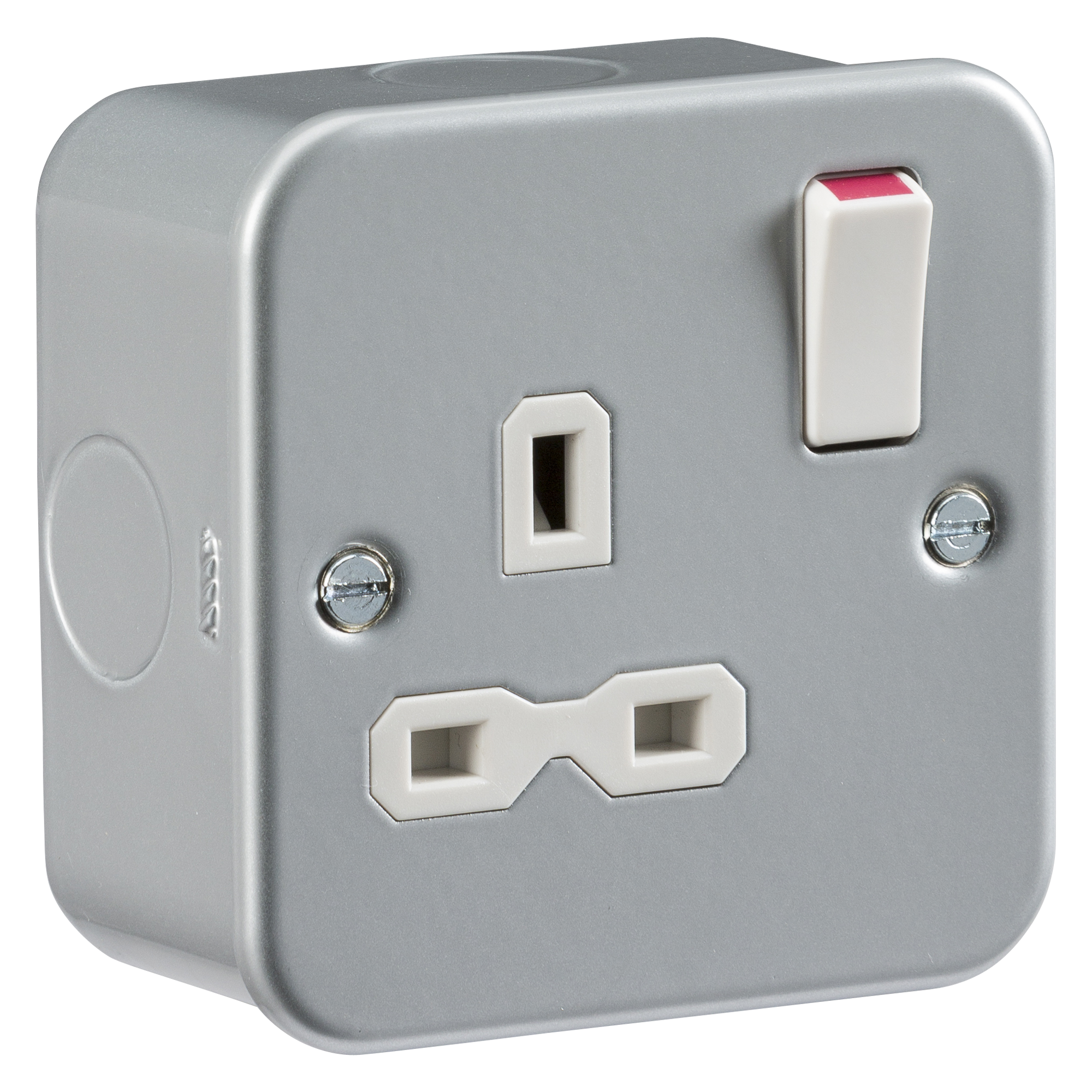 Metal Clad 13A 1G DP Switched Socket - MR7000 