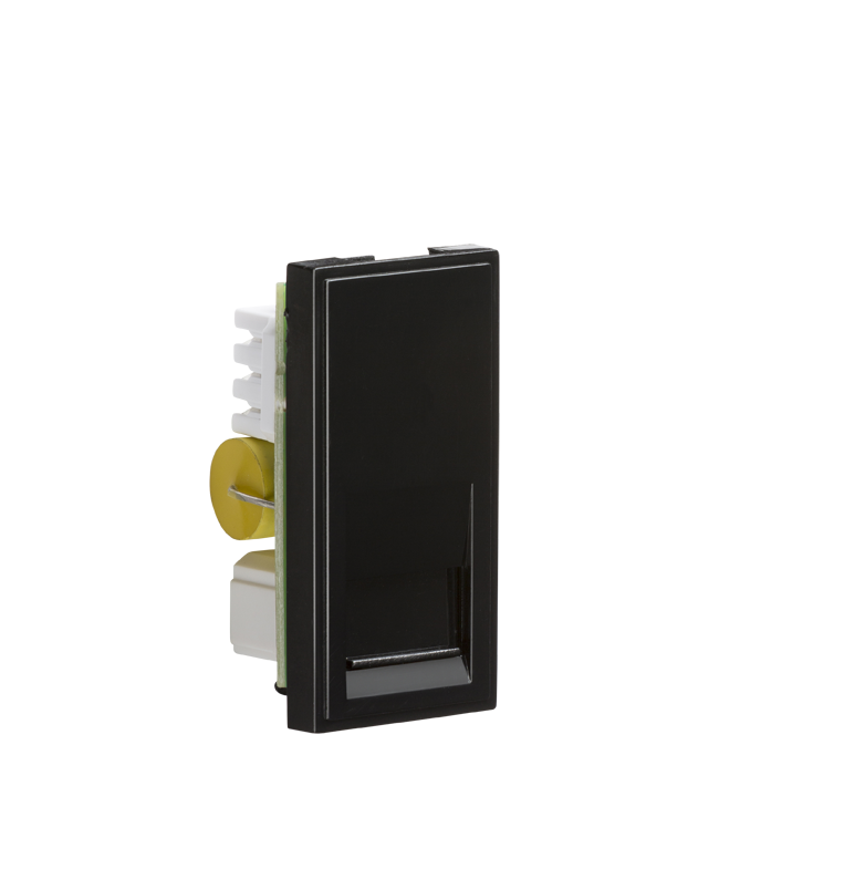 Telephone Master Outlet Module 25 X 50mm (IDC) - Black - NETBTMBK 