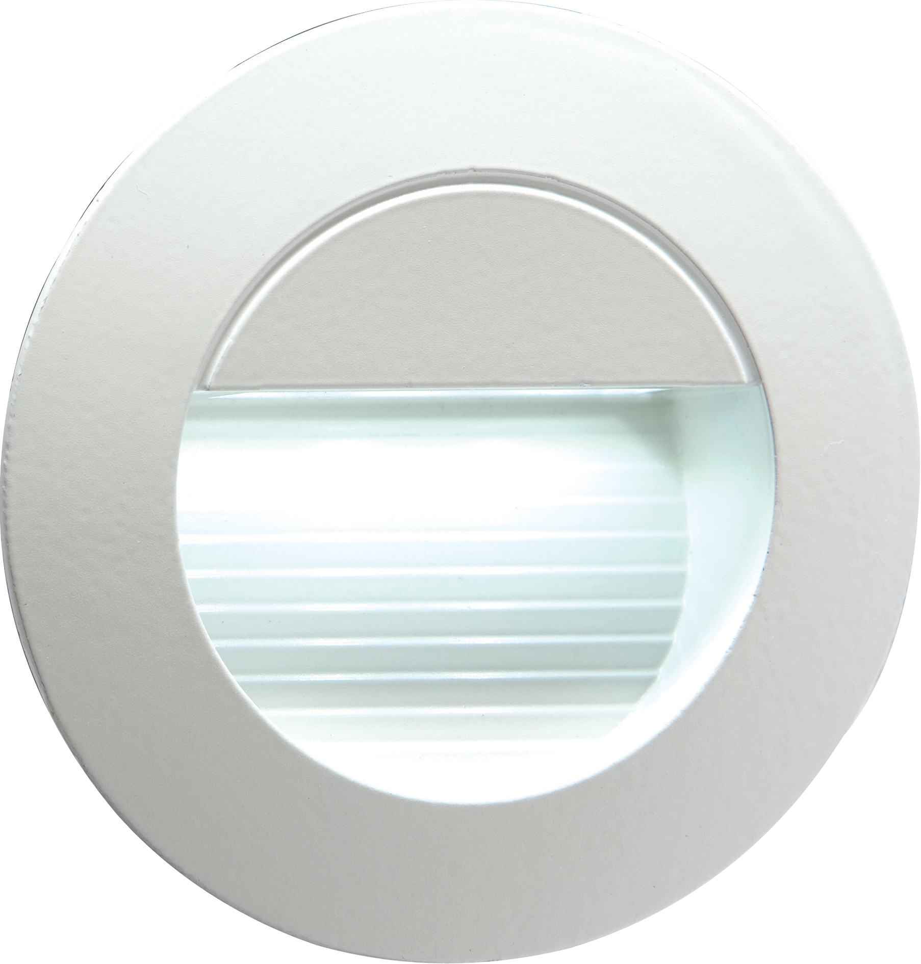 230V IP54 Recessed Round Indoor/Outdoor LED Guide/Stair/Wall Light White LED - NH020W 