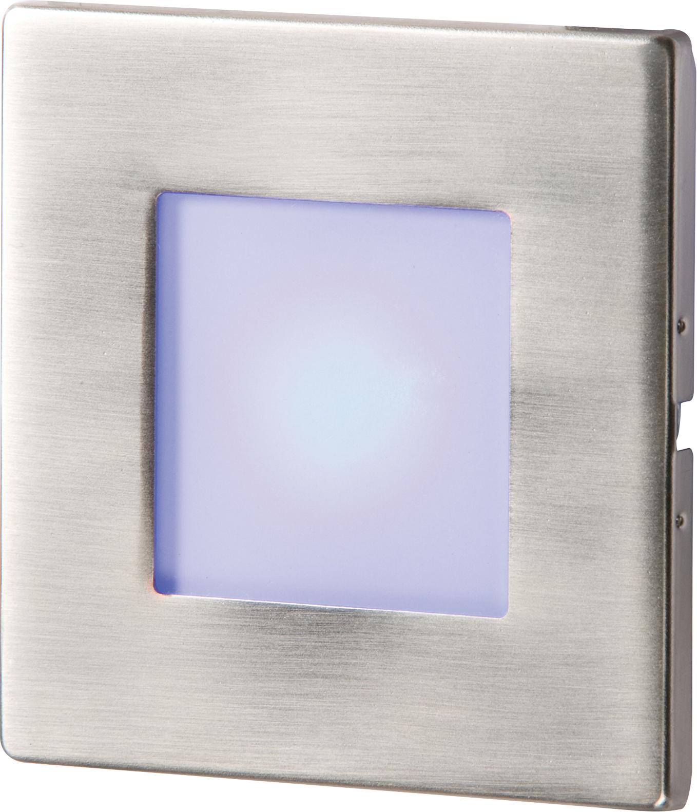 Stainless Steel Recessed LED Wall Light Single Blue - NH023B 