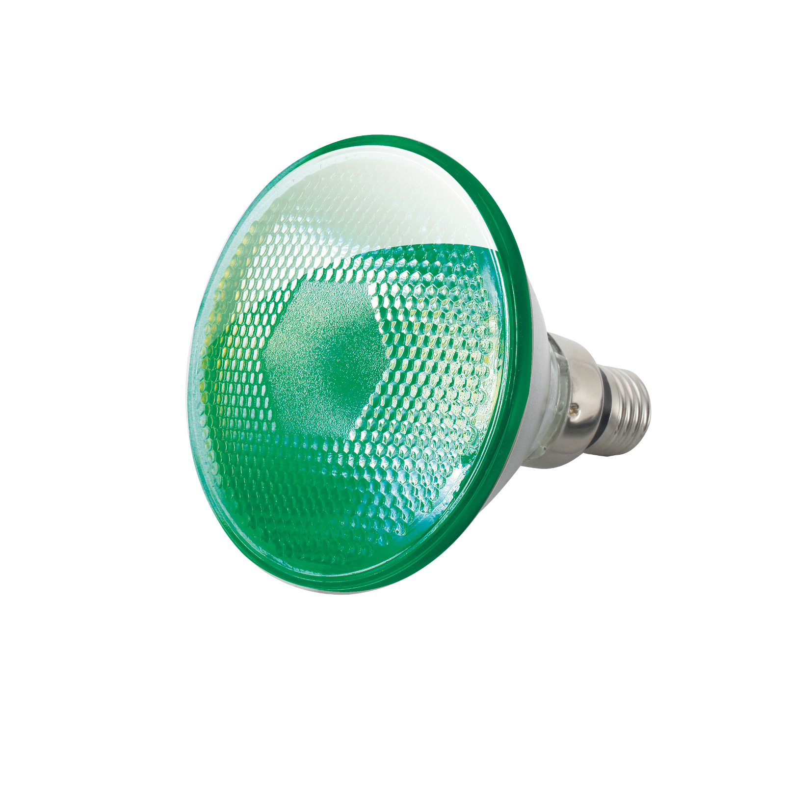 230V 80W E27 Energy Efficient PAR38 Lamp Green - PAR3880G 