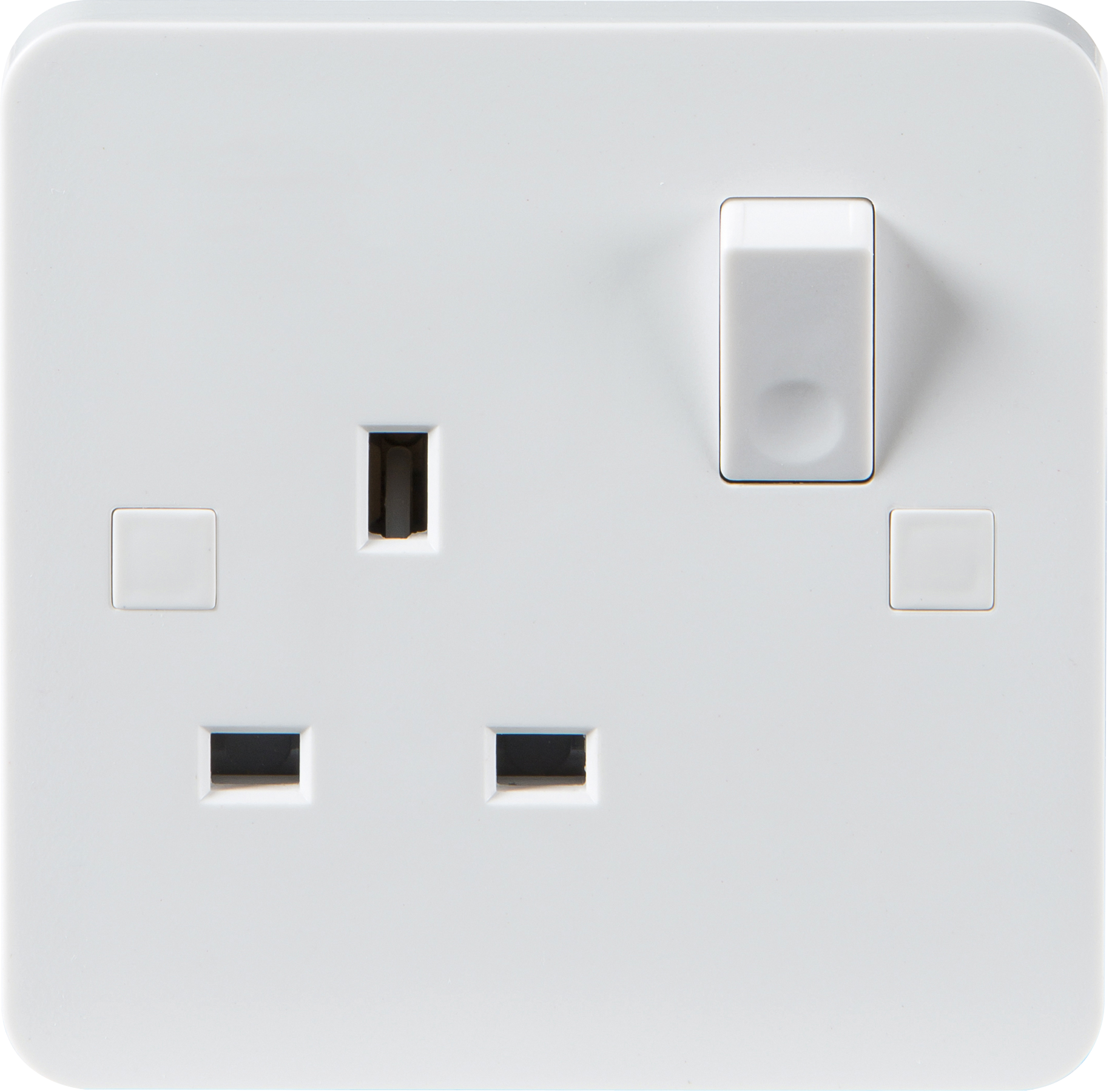 13A 1G DP Switched Socket - 9mm - PU7000 