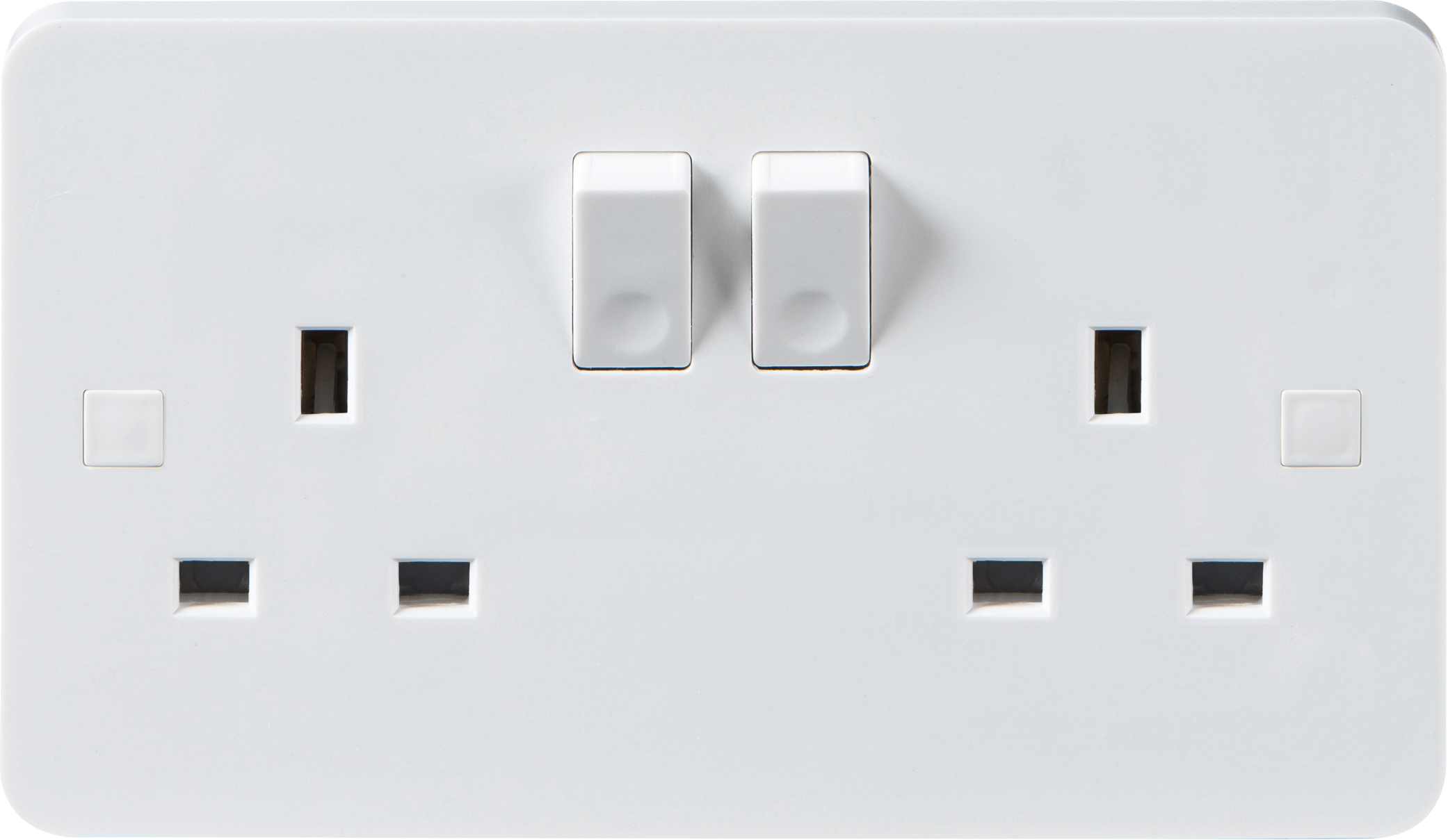 13A 2G DP Switched Socket - 9mm - PU9000 
