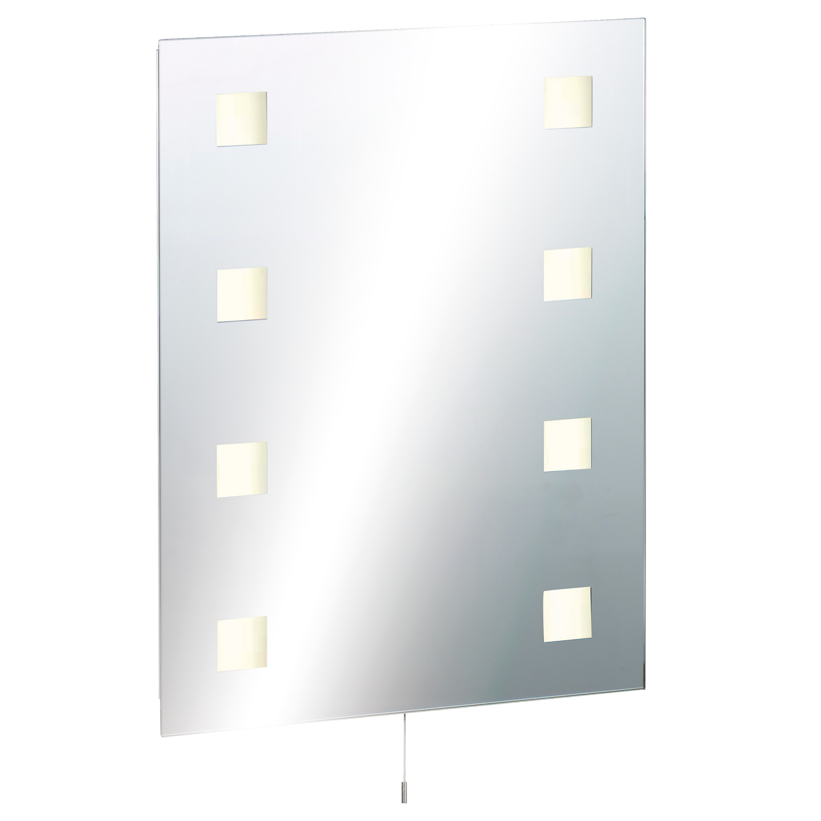 IP44 Rectangular Mirror With Demister And Dual Voltage Shaver Socket - RCT6045SD 