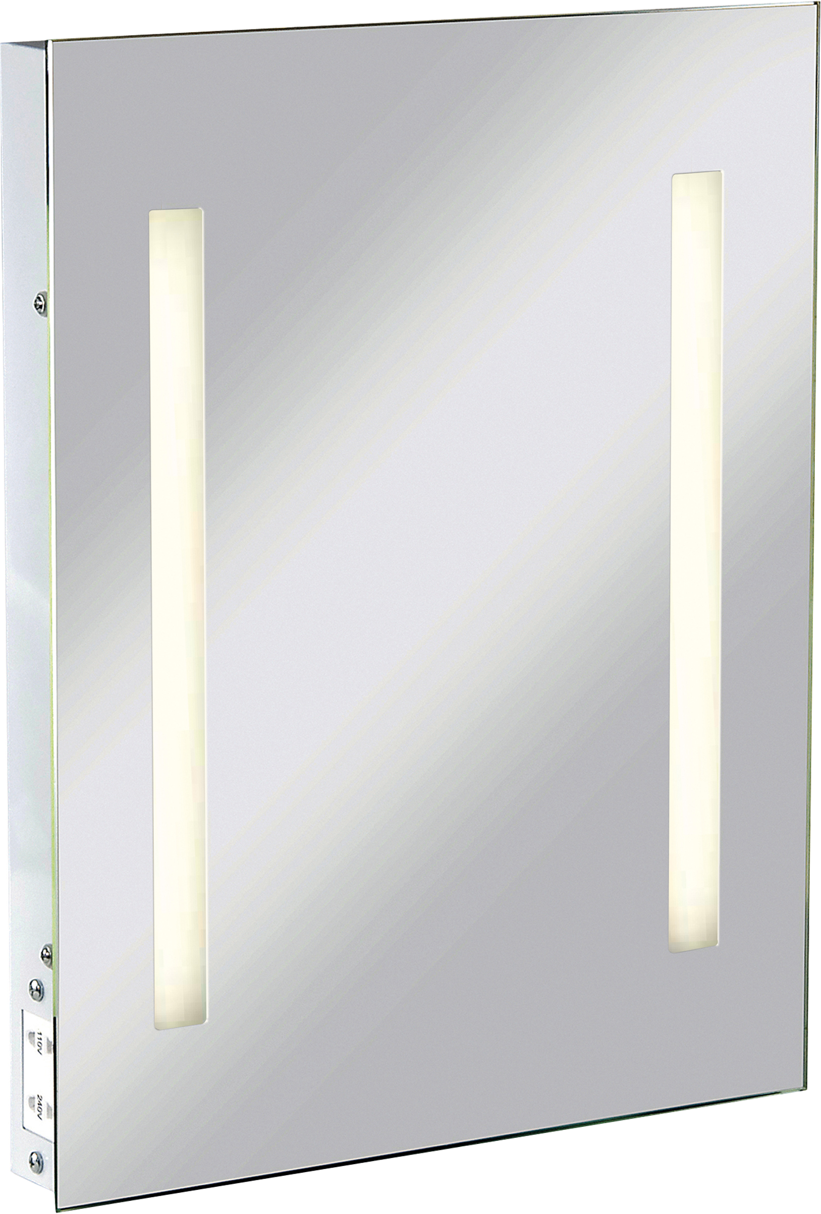 IP44 Rectangular Mirror With Dual Voltage Shaver Socket - RCTM2T8 
