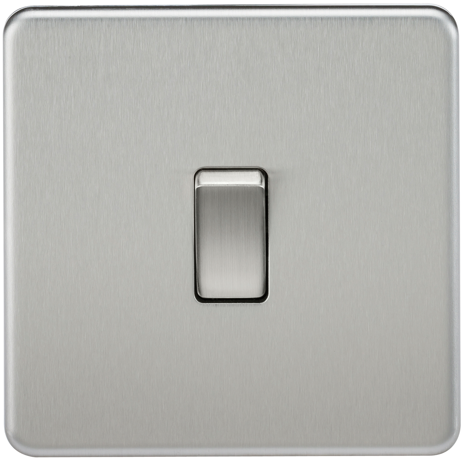 Screwless 20A 1G DP Switch - Brushed Chrome - SF8341BC 