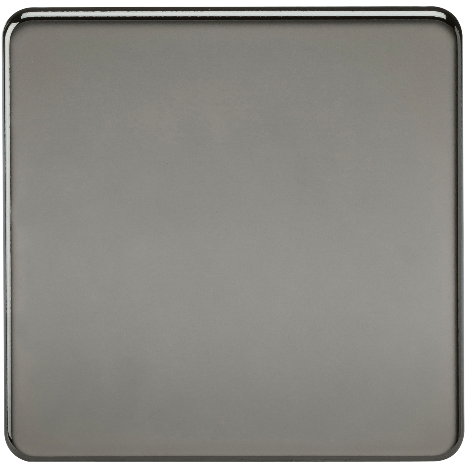 Screwless 1G Blanking Plate - Black Nickel - SF8350BN 