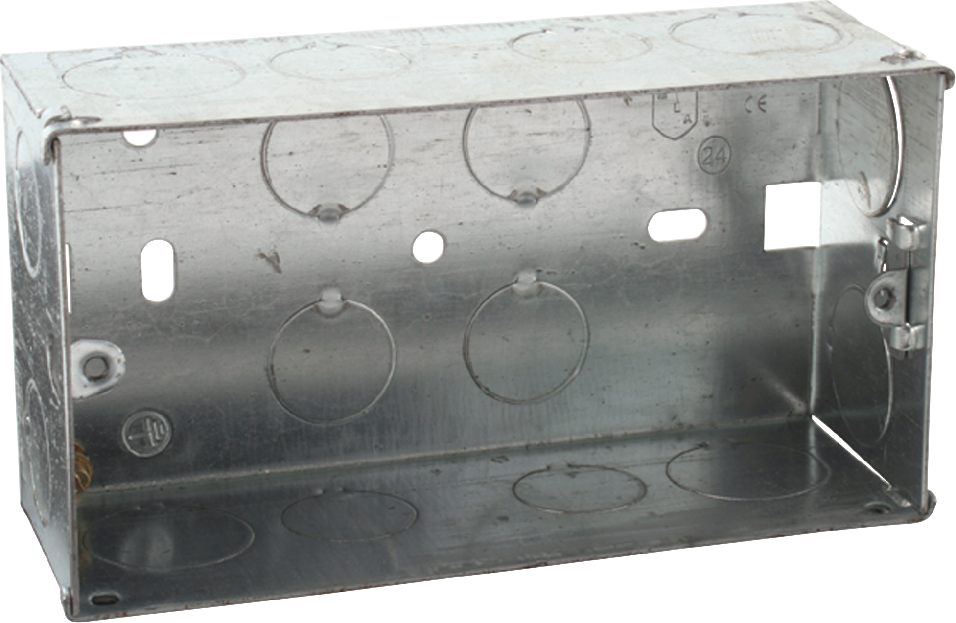 2G 47mm Galvanised Steel Box - SG247 