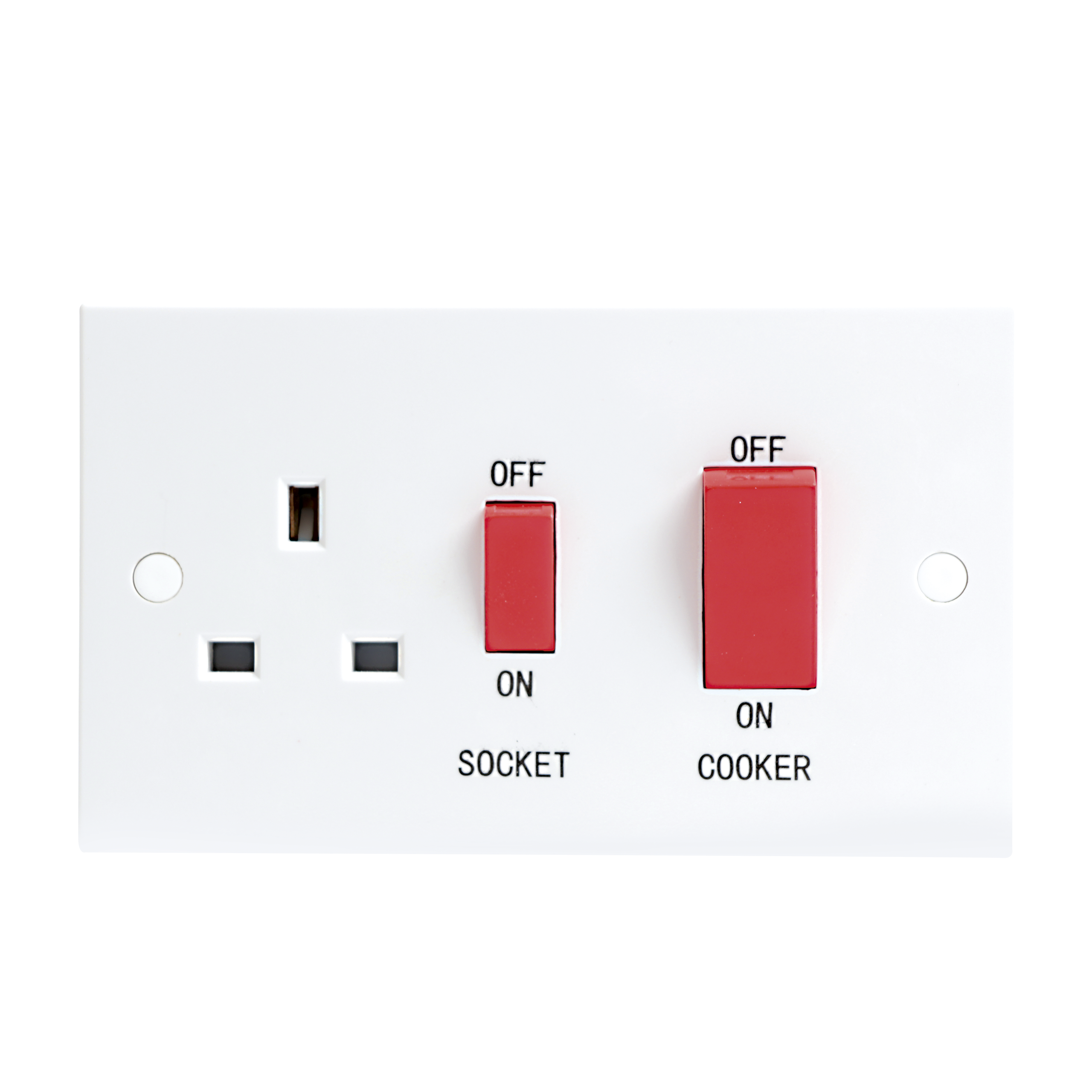 45A DP Cooker Switch And 13A Switched Socket - ST8333 