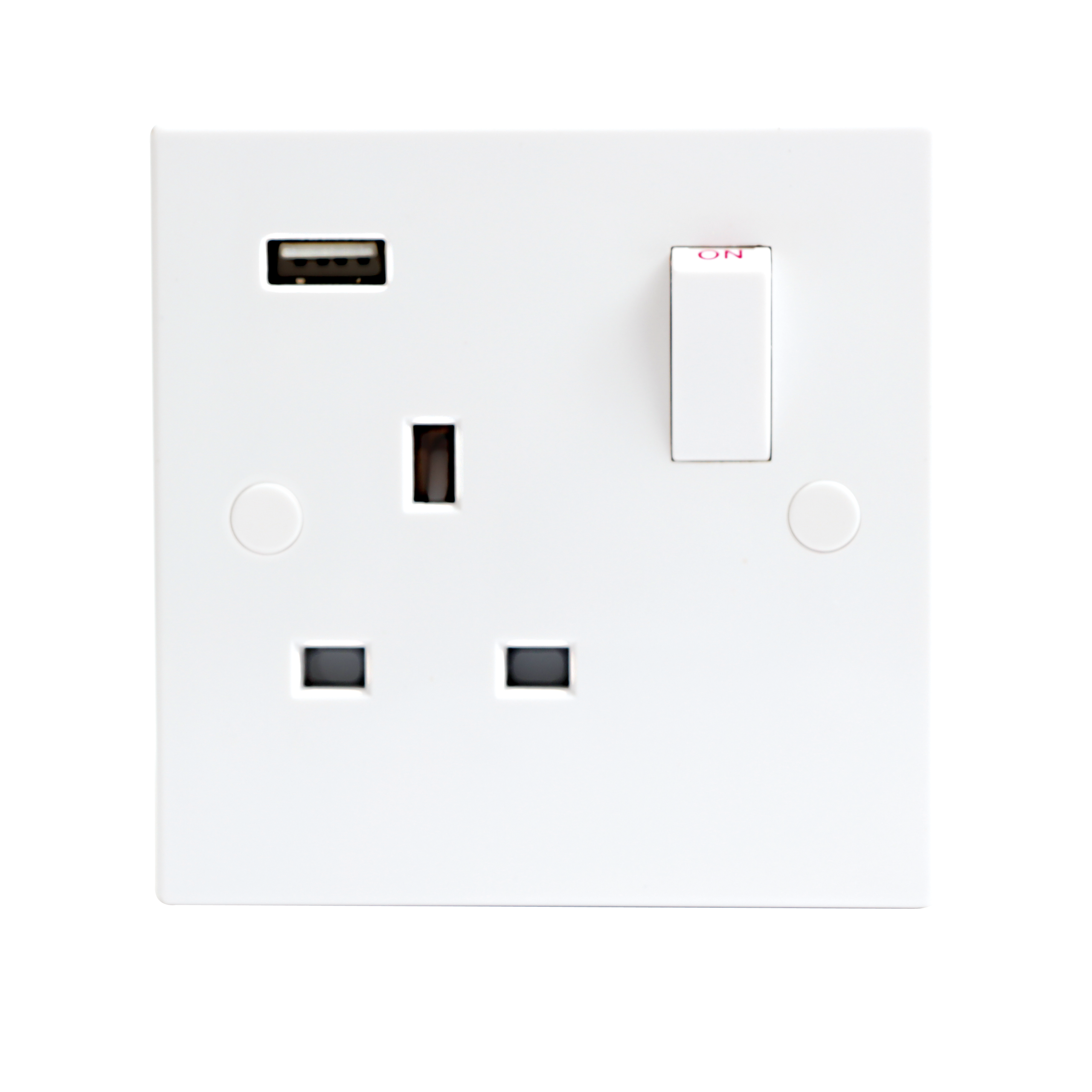13A 1G DP Switched Socket With USB Charger Port 5V DC 1A - ST9901 