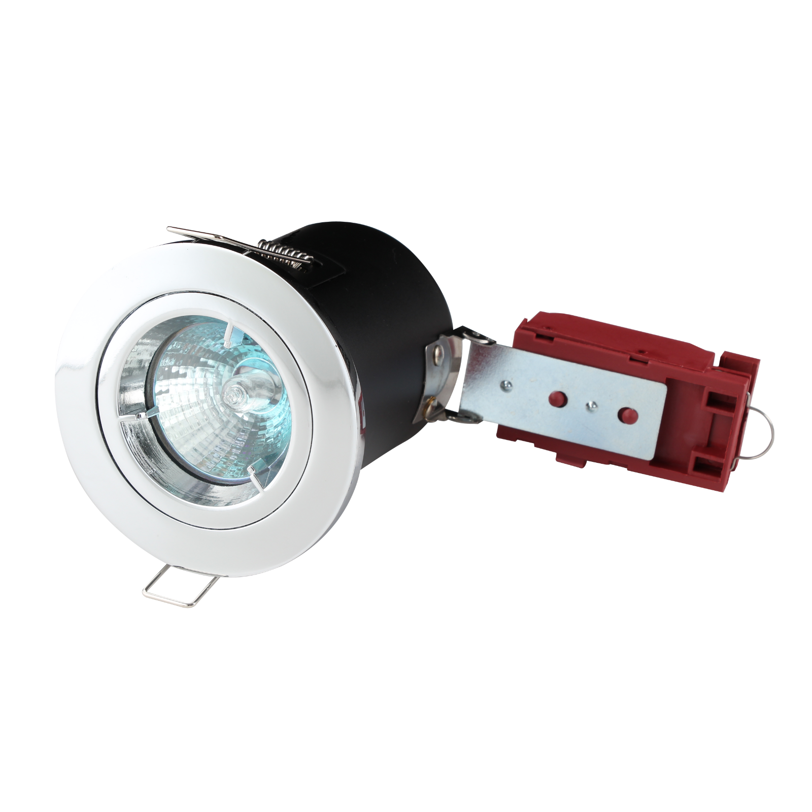 Fire-Rated Die-Cast LV Downlight 50mm Chrome - VFRCL02C 