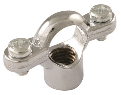 Chrome Plated 35mm Die Cast Chrome Plated Single Ring Clip - MR35CP