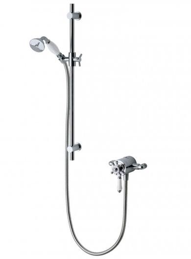 MX Atmos Traditional Exposed Thermostatic Bar Mixer With Riser Rail - HME E