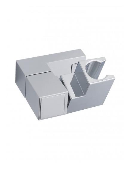 Adjustable Fixed Wall Bracket Square Chrome (Packed) - RHJ
